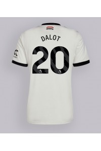 Manchester United Diogo Dalot #20 Jalkapallovaatteet Kolmaspaita 2024-25 Lyhythihainen